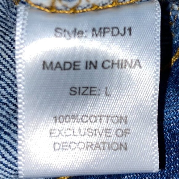 Men's Dark Blue Jean Jacket - Fashion Nova - Picture 3 of 6